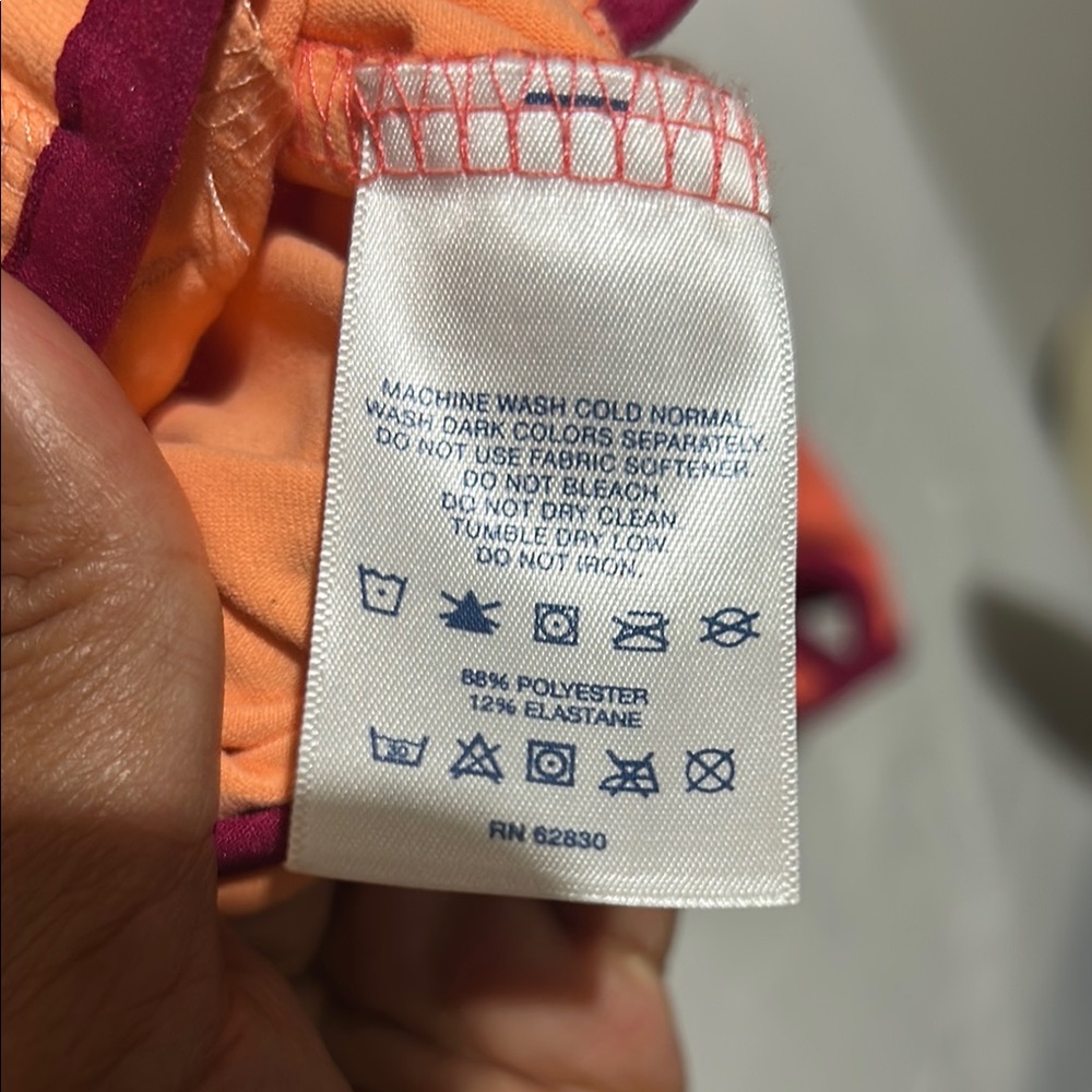 Lands' End Orange Ski Jacket Performance Water-Re… - image 3